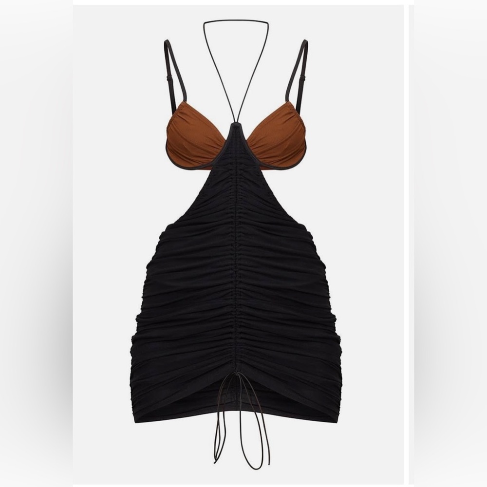Pretty Little Thing Ruched Mini Dress